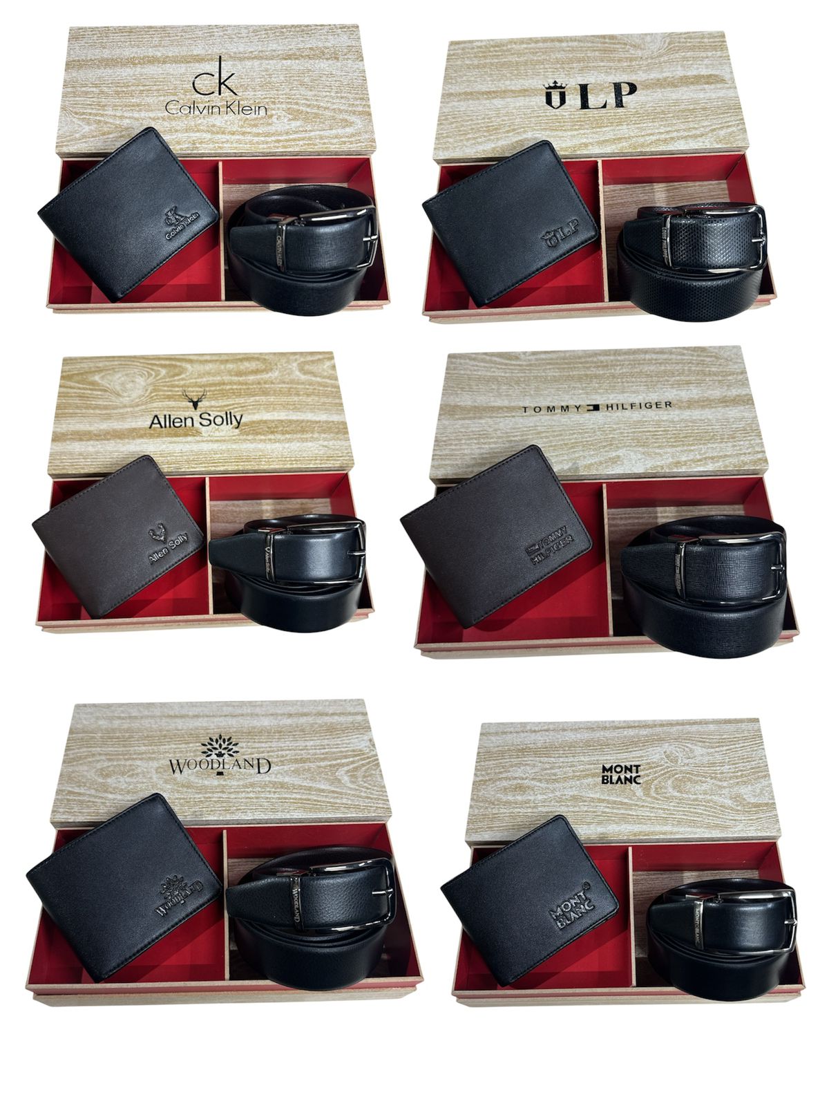 mens gifting combo of purse and belt